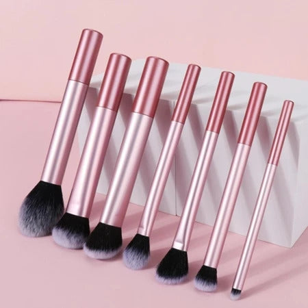 Set de brochas de maquillaje de 7 piezas